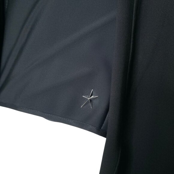 Mugler x H&M Corset Waist Black Hooded Zip Jacket Size XXL - Picture 8 of 14